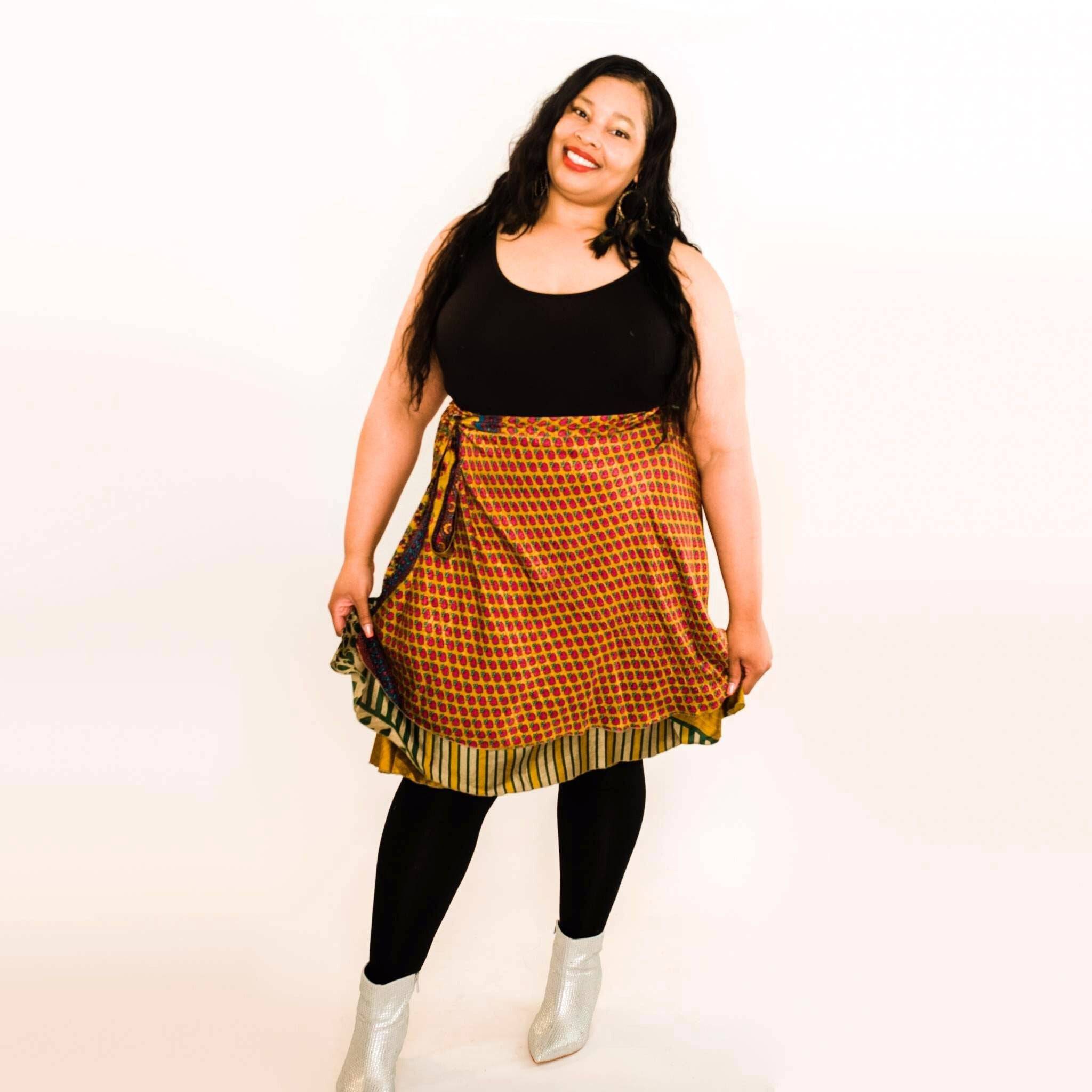 The Original Sari Wrap Skirt – Versatile Bohemian Style