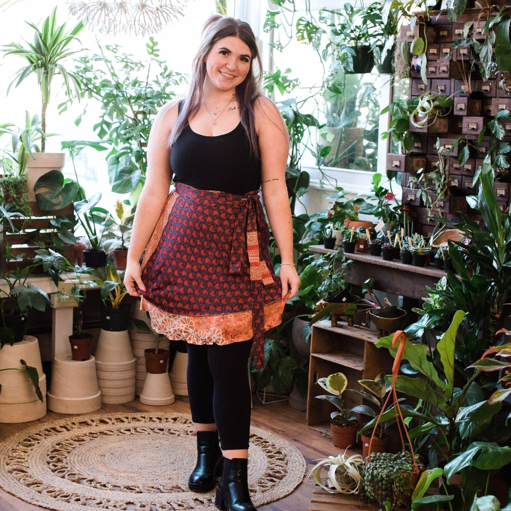 The Original Sari Wrap Skirt – Versatile Bohemian Style