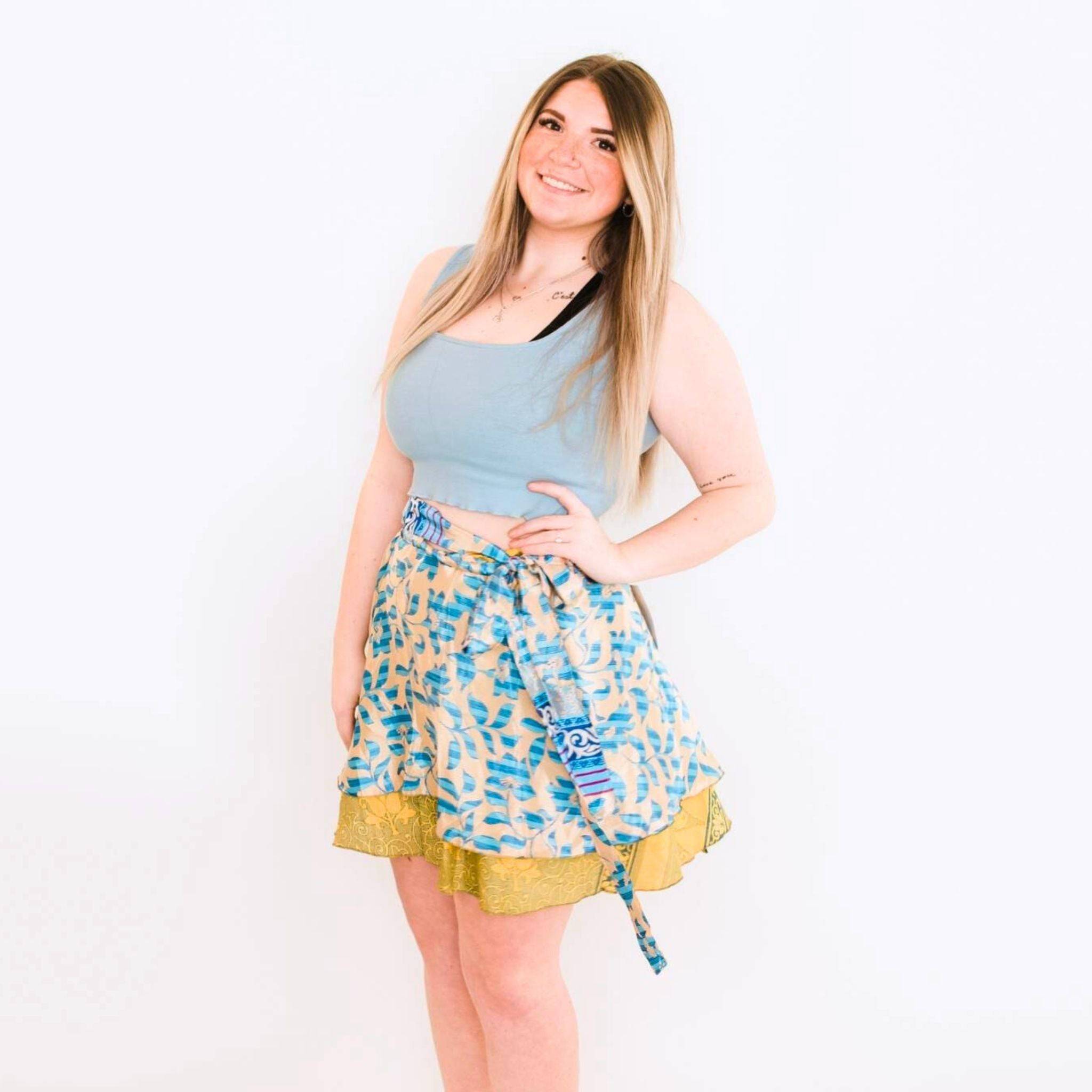 The Original Sari Wrap Skirt – Versatile Bohemian Style