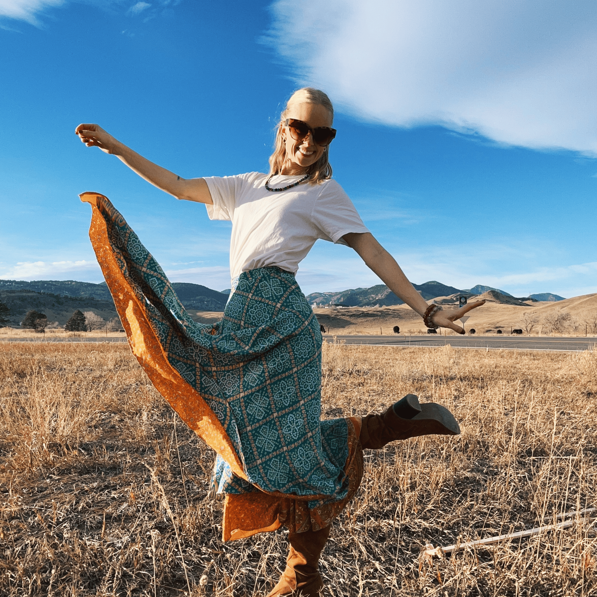 The Original Sari Wrap Skirt – Versatile Bohemian Style