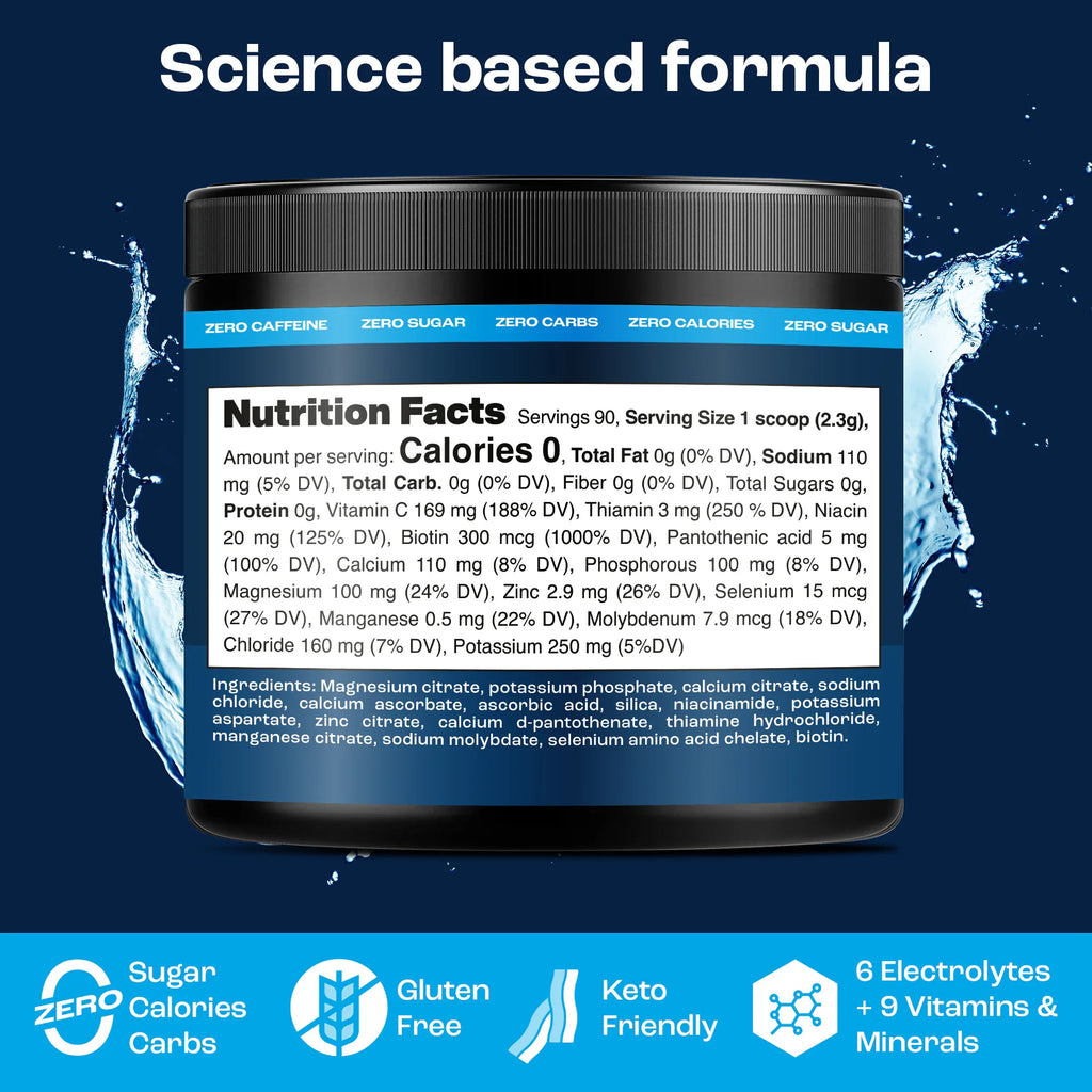 Electrolyte Recovery Plus Powder – Sugar-Free Hydration Formula