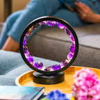 I Am At Peace – Spiritual Protection Amethyst Crystal Lamp