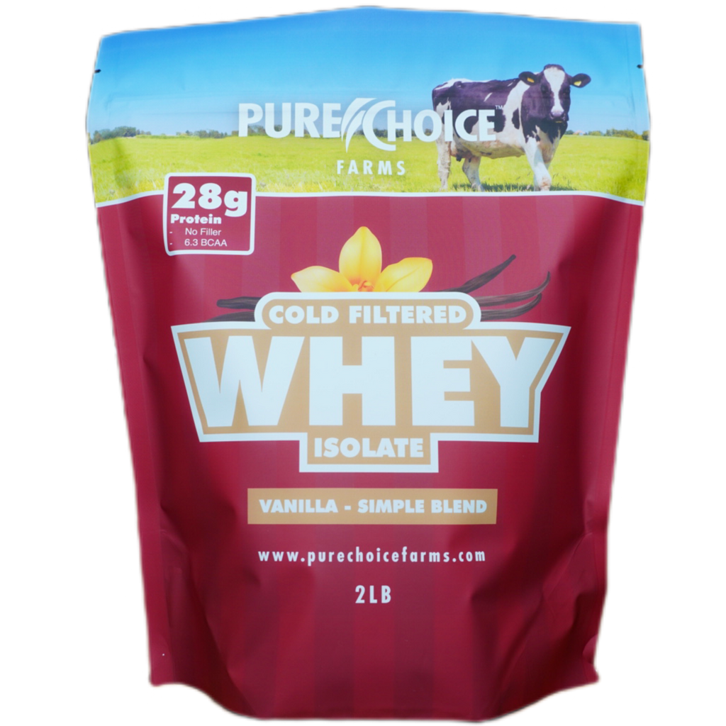 Whey Protein Isolate with Organic Vanilla – Clean Protein Powder