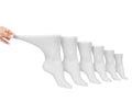 Men's Cotton Diabetic Crew Socks – 6-Pair Pack, Non-Binding Comfort