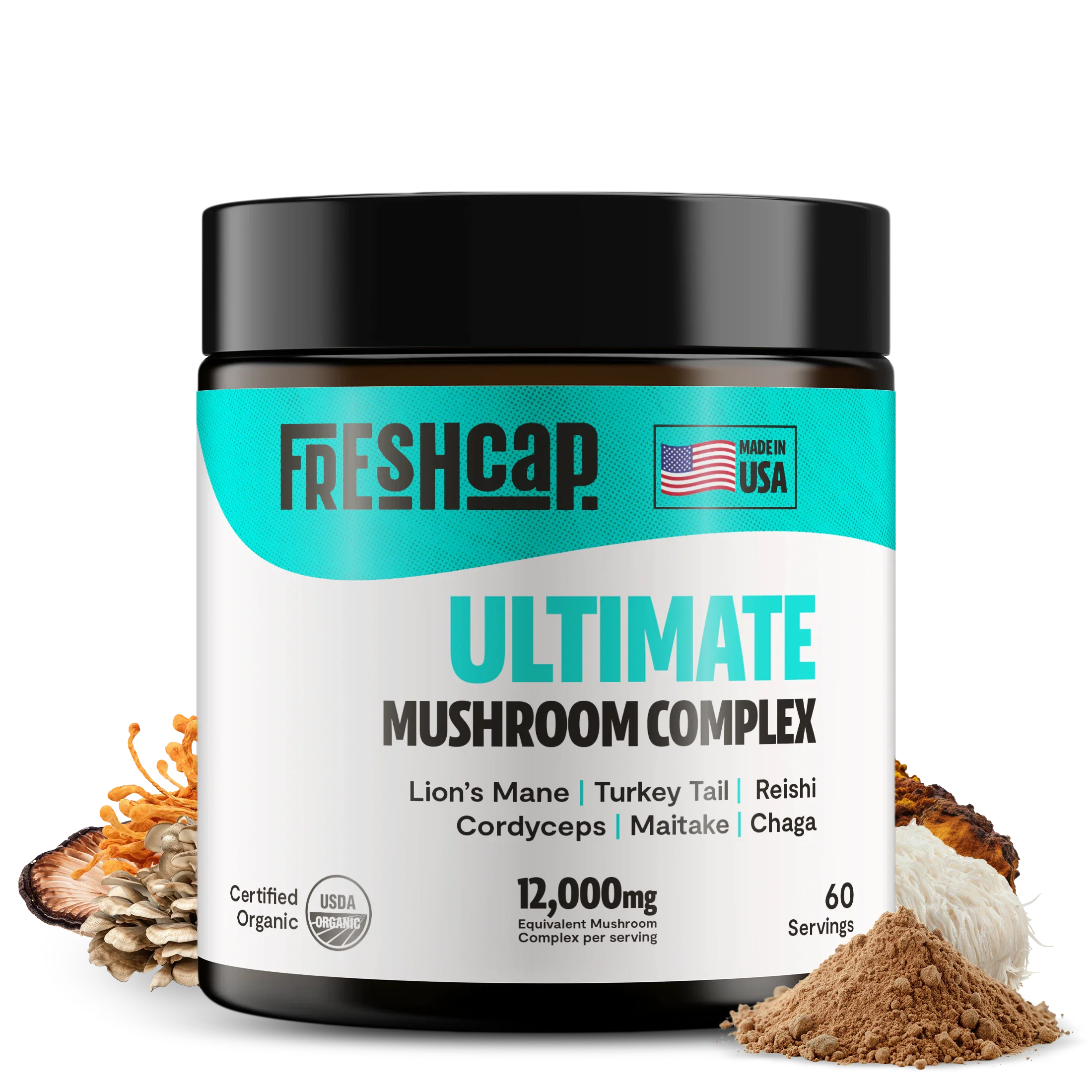 Organic Mushroom Extract Powder Blend – Daily Functional Mushroom Mix