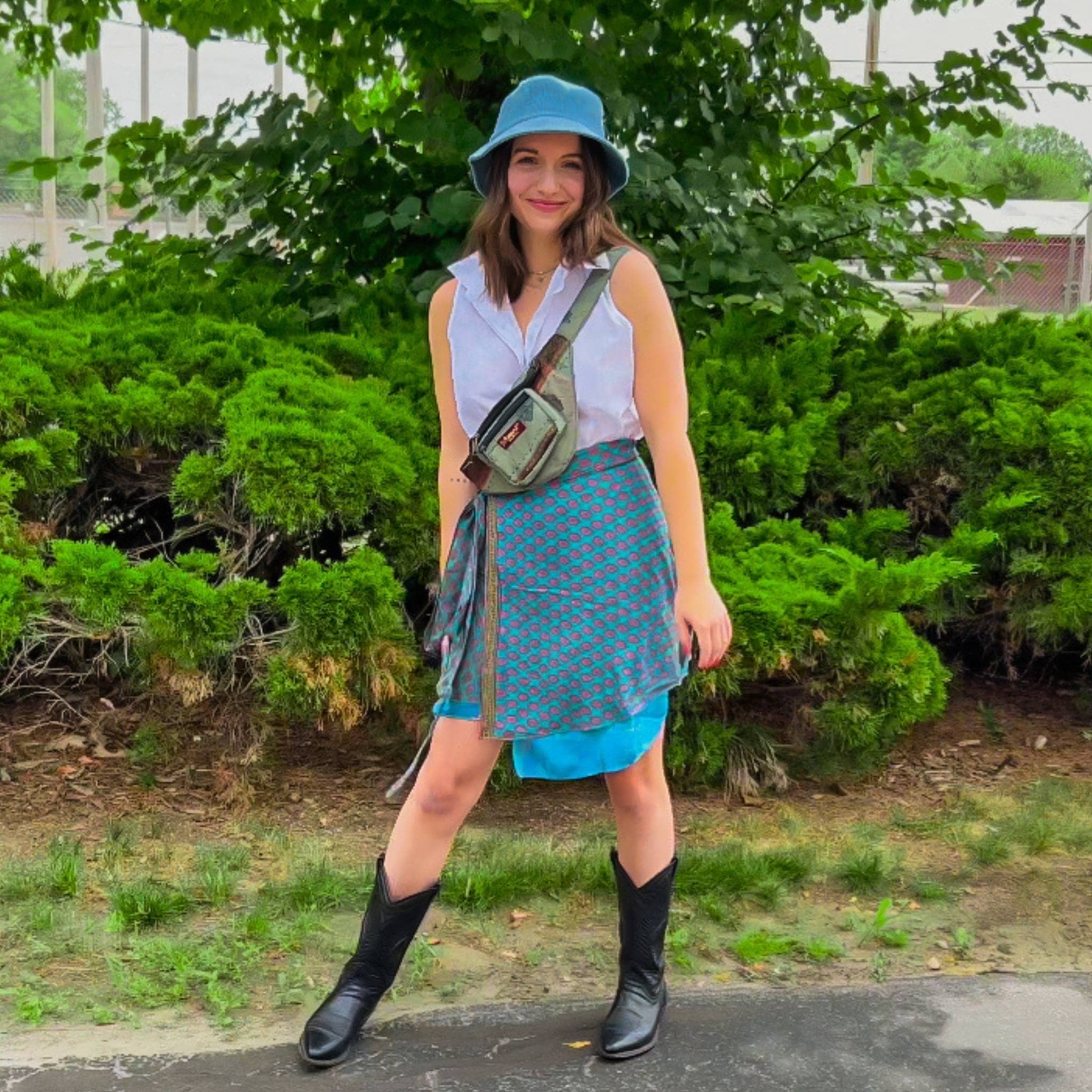 The Original Sari Wrap Skirt – Versatile Bohemian Style