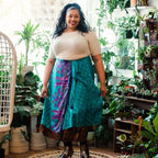 The Original Sari Wrap Skirt – Versatile Bohemian Style