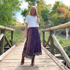 The Original Sari Wrap Skirt – Versatile Bohemian Style