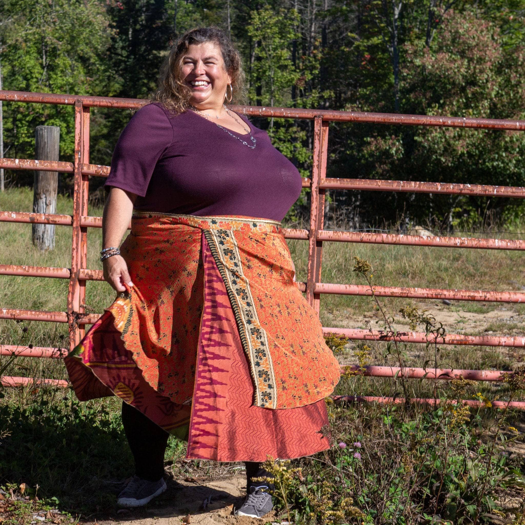 The Original Sari Wrap Skirt – Versatile Bohemian Style