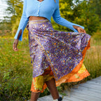 The Original Sari Wrap Skirt – Versatile Bohemian Style