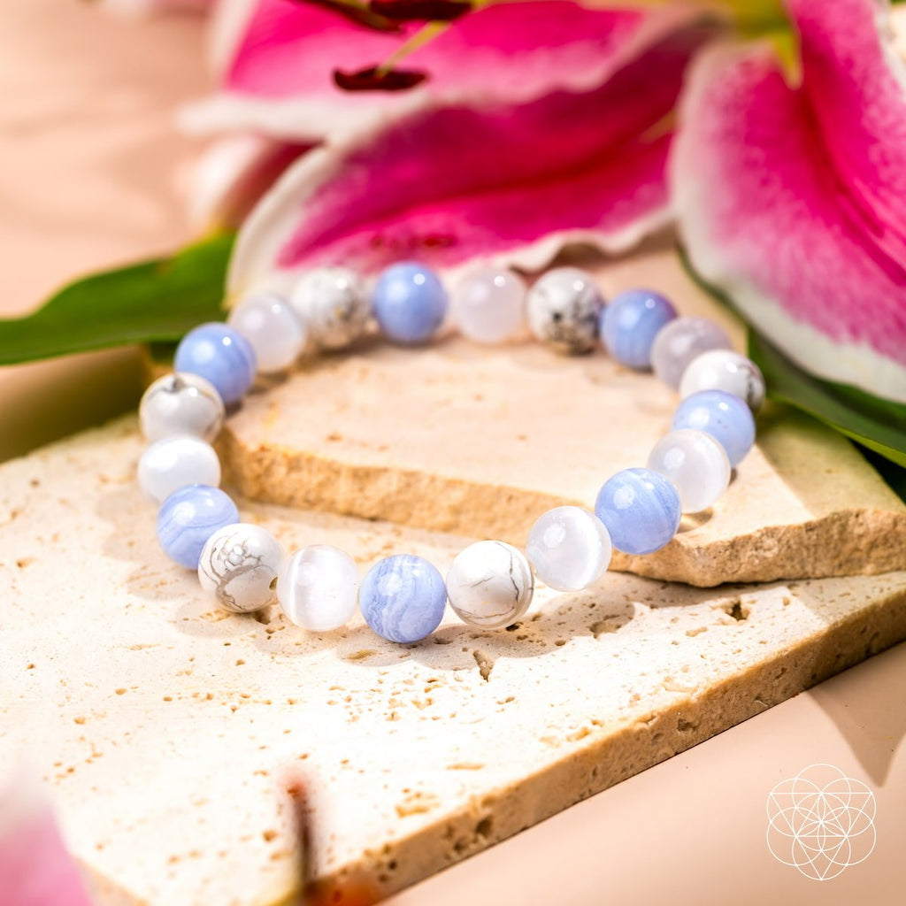 The Empath's Trio – Daily Reset Crystal Bracelet Set