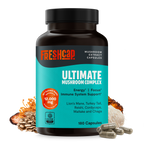 Organic Mushroom Complex Capsules – 10-Mushroom Immune & Brain Support