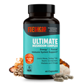 Organic Mushroom Complex Capsules – 10-Mushroom Immune & Brain Support