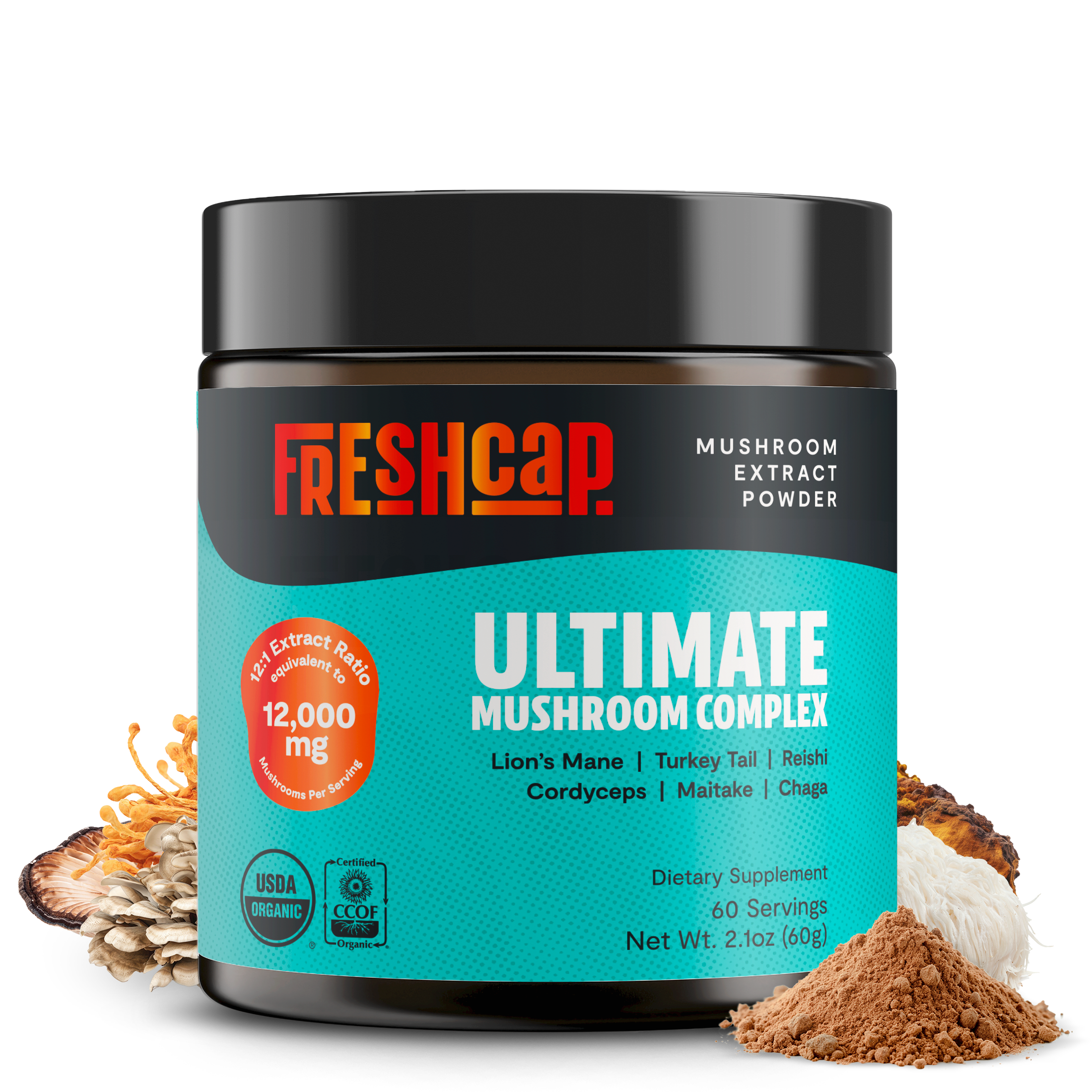 Organic Mushroom Extract Powder Blend – Daily Functional Mushroom Mix
