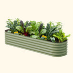17" Tall 9-in-1 Modular Metal Raised Garden Bed Kit – Large